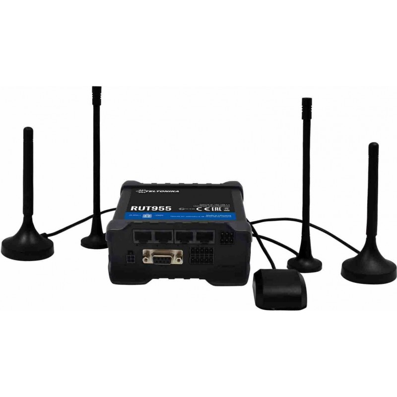 Teltonika RUT955 Ασύρματο 4G Router Wi‑Fi 5 με 3 Θύρες
