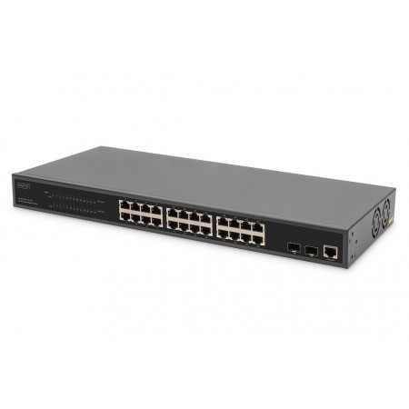 Digitus DN-95359 Managed L2 PoE Switch με 24 Θύρες Gigabit (1Gbps) Ethernet και 24 SFP Θύρες