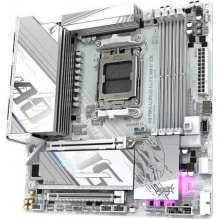 Gigabyte X870M AORUS ELITE ICE Wi-Fi Motherboard Micro ATX με AMD AM5 Socket