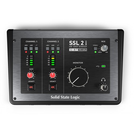 SSL 2 MKII Εξωτερική Επαγγελματική Κάρτα Ήχου με Σύνδεση USB