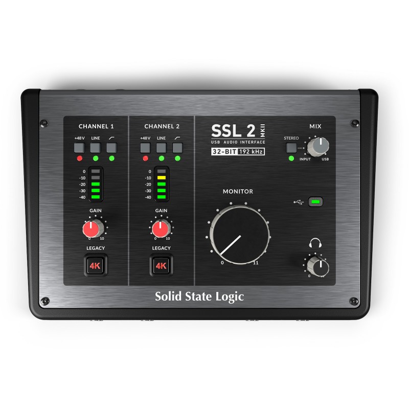 SSL 2 MKII Εξωτερική Επαγγελματική Κάρτα Ήχου με Σύνδεση USB