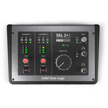 SSL SSL 2+ MKII Εξωτερική Επαγγελματική Κάρτα Ήχου με Σύνδεση USB