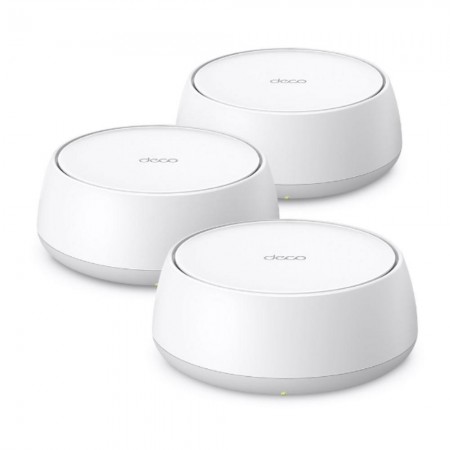 TP-LINK Deco BE25 v3 WiFi Mesh Network Access Point Wi‑Fi 7 Dual Band (2.4 & 5GHz) σε Τριπλό Kit