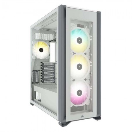 Corsair iCUE 7000X RGB Gaming Full Tower Κουτί Υπολογιστή με Πλαϊνό Παράθυρο Λευκό
