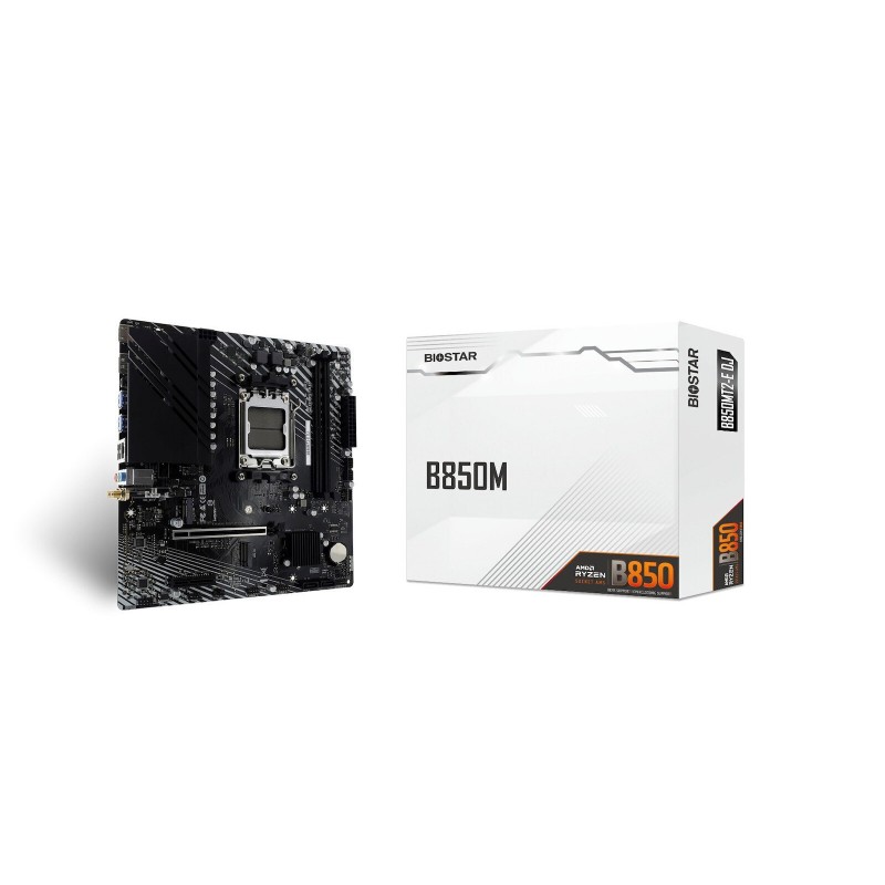 Biostar B850 Wi-Fi Motherboard Micro ATX με AMD AM5 Socket B850MT2-E DJ