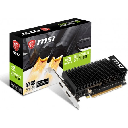 MSI GeForce GT 1030 2GB GDDR4 2GHDA LP OC Κάρτα Γραφικών V809-2825R 912-V809-4068