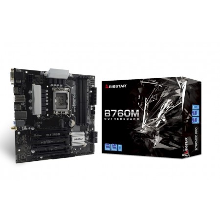 Biostar B760MXC PRO V6.0 Wi-Fi Motherboard Micro ATX με Intel 1700 Socket