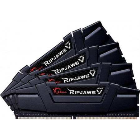 G.Skill Ripjaws V DDR4 64GB RAM με 4x16GB Modules και Ταχύτητα 3200 για Desktop F4-3200C16Q-64GVK (F4-3200C16Q-64GVK)