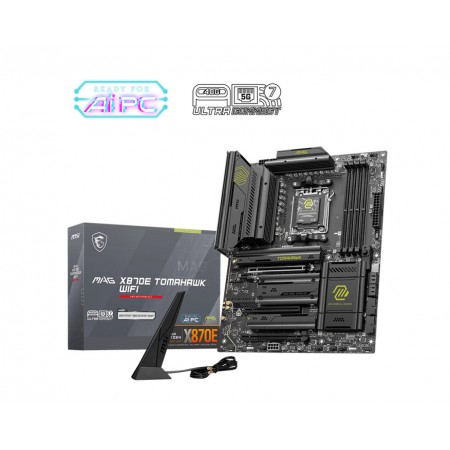 MSI MAG X870E Tomahawk WIFI Motherboard ATX με AMD AM5 Socket
