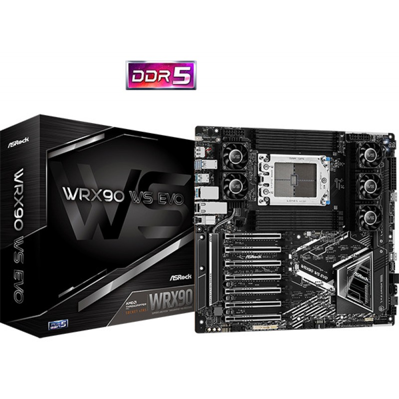 ASRock WRX90 WS Evo Motherboard SSI EEB με AMD TR5 Socket
