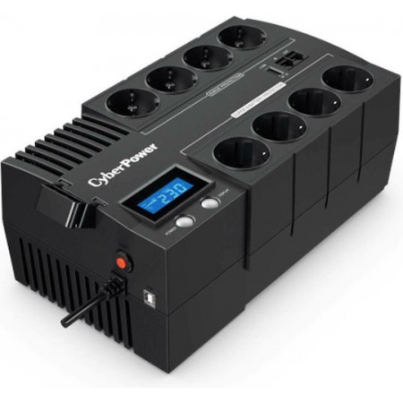 CyberPower BR1000ELCD UPS Line-Interactive 1000VA 600W με 8 Schuko Πρίζες