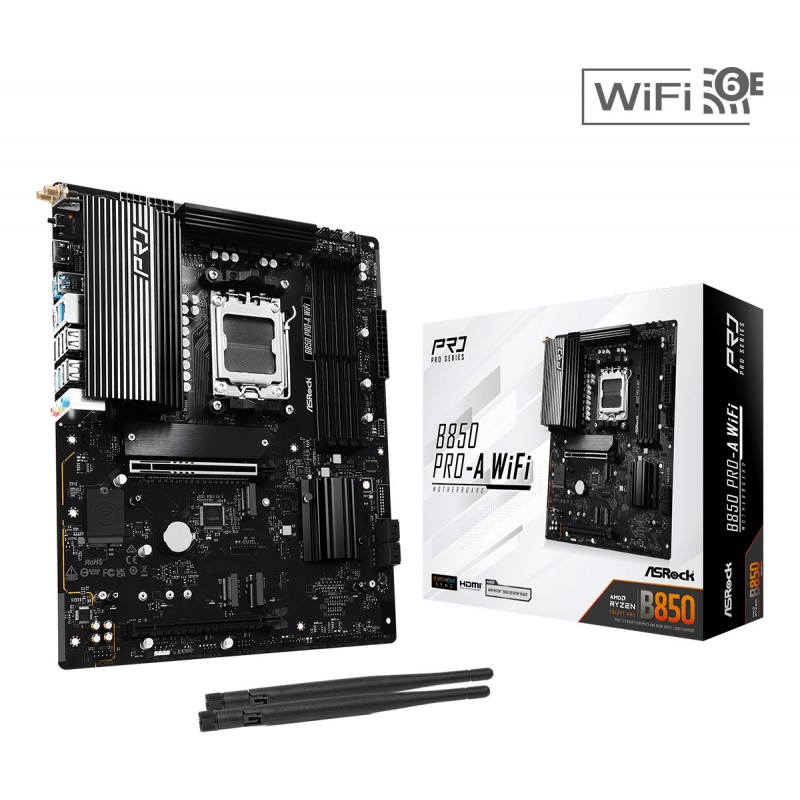 ASRock B850 Pro-A WiFi Motherboard ATX με AMD AM5 Socket