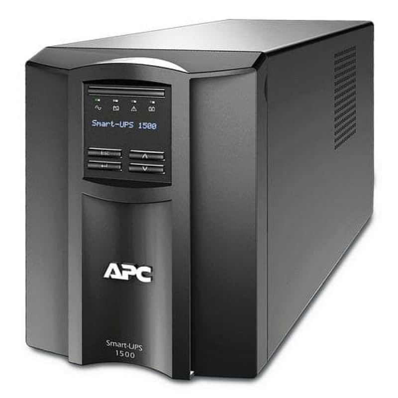 APC SMT1500IC uninterruptible power supply (UPS) Line-Interactive 1500 VA 1000 W 8 AC outlet(s) Black (SMT1500IC) 