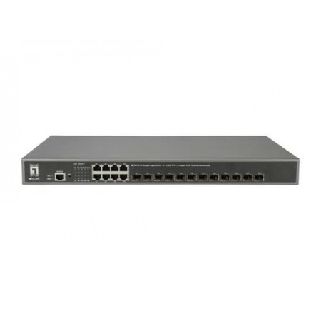 LevelOne GTL-2091 Managed L3 Gigabit Ethernet (10/100/1000) Grey (GTL-2091)