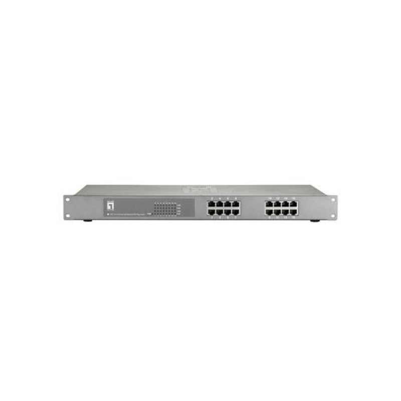 LevelOne FEP-1612 Fast Ethernet (10/100) Grey Power over Ethernet (PoE) (FEP-1612W150) 