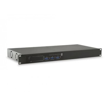 LevelOne FGP-2601 Unmanaged Gigabit Ethernet (10/100/1000) Black Power over Ethernet (PoE) (FGP-2601W150) 