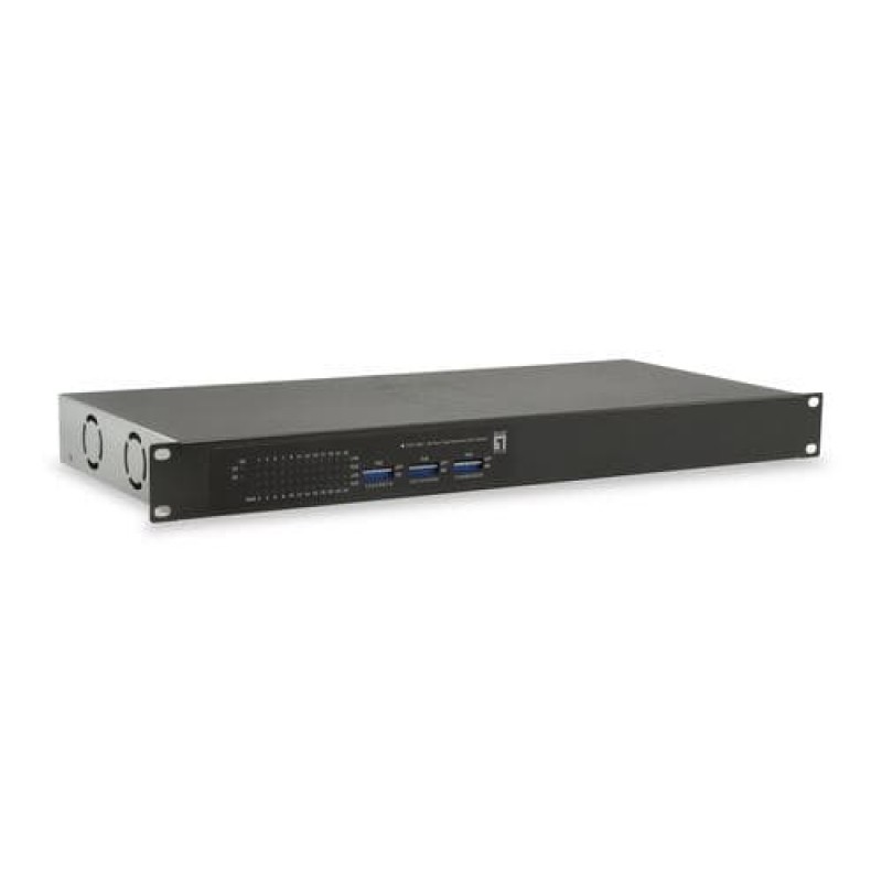 LevelOne FGP-2601 Unmanaged Gigabit Ethernet (10/100/1000) Black Power over Ethernet (PoE) (FGP-2601W150) 