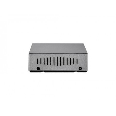 LevelOne 5-Port Gigabit Ethernet PoE Switch, 120W, 802.3at PoE+, 4 PoE Outputs Grey (GEP-0521)