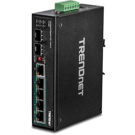 Trendnet TI-PG62 network switch Unmanaged Gigabit Ethernet (10/100/1000) Black Power over Ethernet (PoE) (TI-PG62)